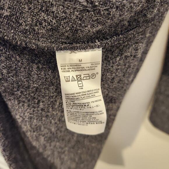 Banana Republic Sweater Dress Turtleneck Gray Fall Business Capsule - Size M - Picture 6 of 6